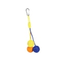 thumbnail image 1 of Juguete para gatos: Pelota de sisal, cuerda larga, juguete masticable, regalo para mascotas, hecho a mano, para jugar solo. amarillo naranja azul, 1 of 9
