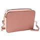 thumbnail image 4 of Bolso de hombro con cadena para mujer, bolso de hombro de PU Vintage con cremallera ajustable de gran capacidad, tamaño libre rosa Sailing, 4 of 10
