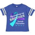 thumbnail image 3 of Inktastic Remembering my Brother- suicide prevention awareness Boys or Girls Toddler T-Shirt, 3 of 5