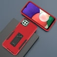 thumbnail image 3 of for Samsung Galaxy A22 5G Case: Military Grade Protection Shockproof Phone Cover Build-in Hidden Kickstand & Rugged TPU Shell | Matte Durable Drop Proof Heavy Duty Case,Red+Black, 3 of 9