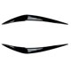thumbnail image 1 of Car Glossy Black Headlights Eyebrows Eyelids Cover Eyelash Head Light Lamp Stickers for- 1 Series F, 1 of 5
