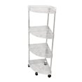 thumbnail image 3 of Siruishop Rolling Storage Cart Kitchen Shelf Organizer Multi Layer Bathroom Standing Shelf for Cabinet Kitchen Laundry Rooms Countertop 4 layer, 3 of 8