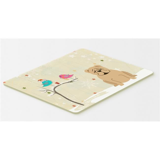 20 x 30 Multicolor Carolines Treasures BB2596CMT Christmas Presents Between Friends English Bulldog Fawn Kitchen or Bath Mat 20 x 30 Multicolor Carolines Treasures BB2596CMT Christmas Presents Between Friends English Bulldog Fawn Kitchen or Bath Mat