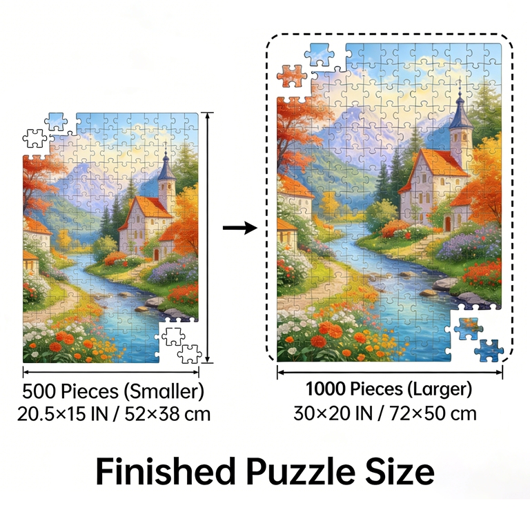1000 Piece Jigsaw Puzzle, Big Ben World Landmark Scenic View, Cool