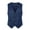 Royal Blue, variant on UDIYO Men Waistcoat Solid Color Single-breasted V Neck Sleeveless Spring Vest for Work