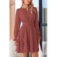 thumbnail image 3 of Minivestido PRETTYGARDEN 2025, manga larga, cuello en V, para mujer, 3 of 9
