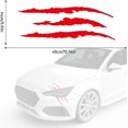 thumbnail image 2 of LLC 2-Pack Red Waterproof Monster Claw Car Stickers for Cars, Trucks, and Motorcycles, 2 of 5