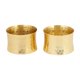 thumbnail image 2 of Anillos para servilletas ITOS365, juego de 12, hechos a mano, tono dorado, 2 of 5
