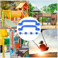 thumbnail image 1 of LAFGUR Plastic Playground Handle, Playground Safety Handle, For Climbing Frame & Play House, 1 of 8