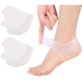 thumbnail image 1 of Talonera de silicona, talonera de gel, adecuada para fascitis plantar, ampollas, pies partidos, 1 of 7