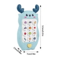 thumbnail image 3 of Baby Phone Toy Interactive Learning Device with Music Lights Educational Smartphone for Toddlers Early Development, 3 of 4