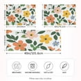 thumbnail image 2 of Yayeee Pillowcase Standard Size Set of 2 Satin Wrinkle Resistant Pillow Case, Retro Colorful Flowers, 2 of 7