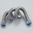 2pcs 30cm Long Household Water Inlet Pipe Hot And Cold Universal Hose For Toilet Sink Water