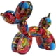 thumbnail image 1 of Adorno artístico y divertido con forma de perro con globos de colores vivos: decoración llamativa y divertida para el hogar y la oficina (rosa), 1 of 5