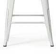 thumbnail image 6 of Simpli Home Rayne Industrial Metal 24 inch Counter Height Stool (Set of 2) in Distressed White, 6 of 10
