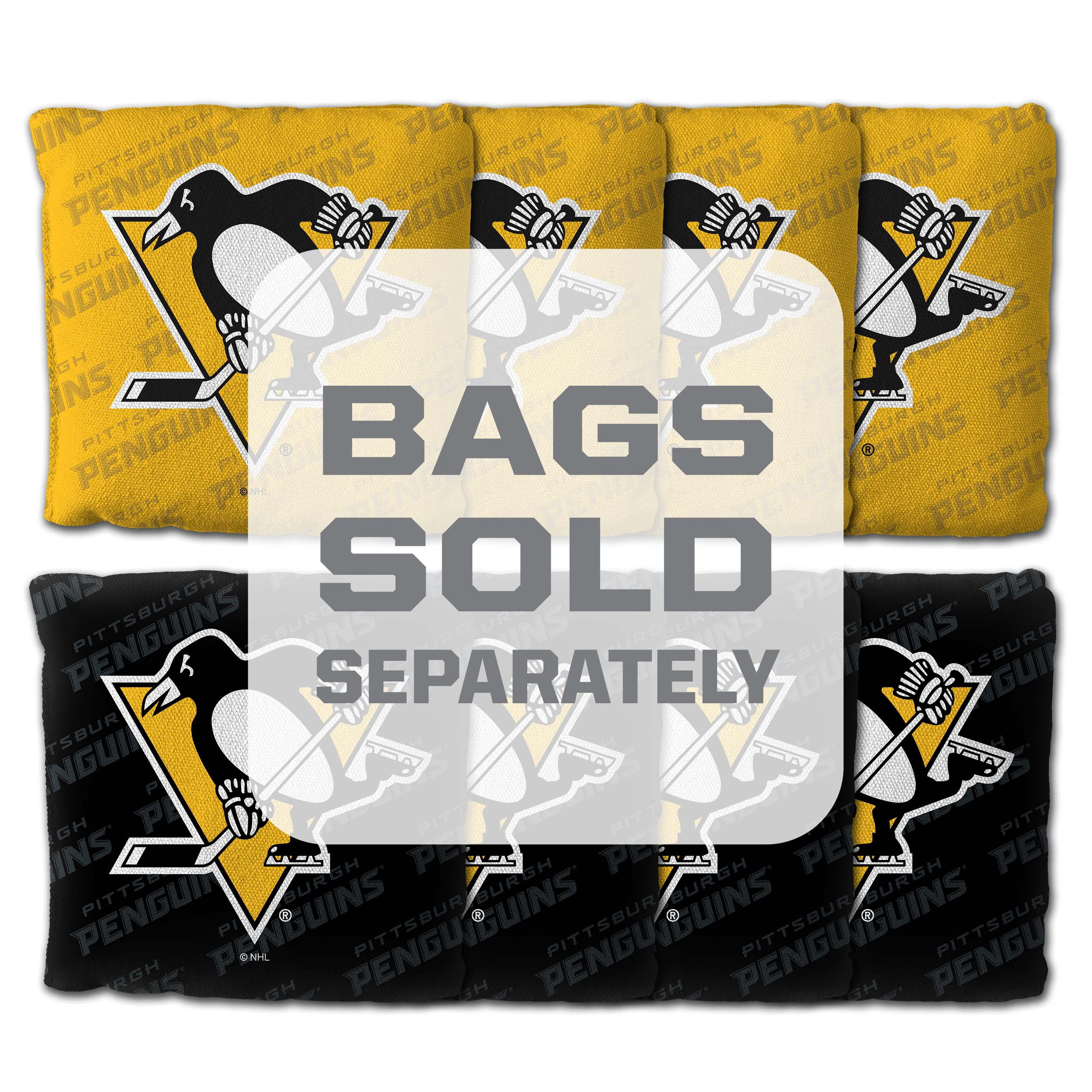 YouTheFan NHL Pittsburgh Penguins 2' x 3' Cornhole Game No Bags