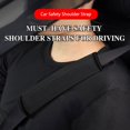 thumbnail image 7 of Car Seat Belt Cover Shoulder Pad, Fiber Leather Seatbelt Covers, Waterproof Seat Belt Shoulder Pad Helps Protect Your Neck and Shoulders, Compatible with All Cars, 7 of 7