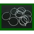 thumbnail image 3 of W003 - 100 pcs. Silver Plated Wine Charm/Earwire Hoop Rings - 25mm - 1 inch - 21 Gauge (0.7mm), 3 of 4