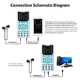 thumbnail image 4 of Machine Voice Changer Portable Voice Changer Device 15 Voice Modes Noise Reduction Sound Card 10-Level Live Streaming Effects 5-6 Hours for Phone Laptops Computer Games Sound Card, 4 of 7