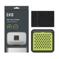 thumbnail image 1 of EKO Kit de filtro de olor a carbón activado, paquete de 2 unidades de absorbente de olores fuertes y desodorizador de carbono con estuche de filtro para latas de basura, 1 of 5