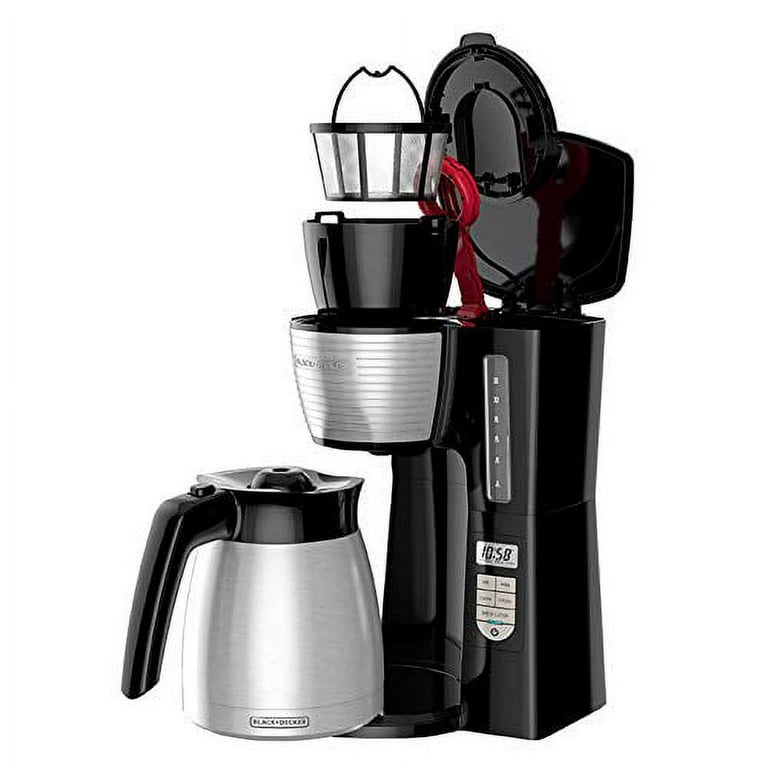 BLACK+DECKER CM2035B-1 Thermal Coffeemaker, 12-Cup, Black,Silver -  AliExpress