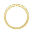 thumbnail image 3 of 18k Gold 2mm Flat Women Diamond Wedding Band/Ring Brilliant Cut 0.30 Carat G - VS, 3 of 3