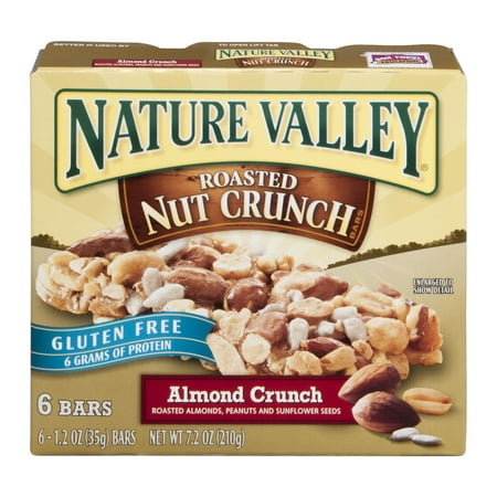 Nature Valley Roasted Nut Crunch Bars Almond Crunch - 6 CT ...