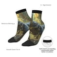 thumbnail image 6 of Naloa Ferocious Dinosaur Ankle Socks for Women Non Slip Socks No Show Socks Classic Low Cut Casual Socks Casual Socks, 6 of 7