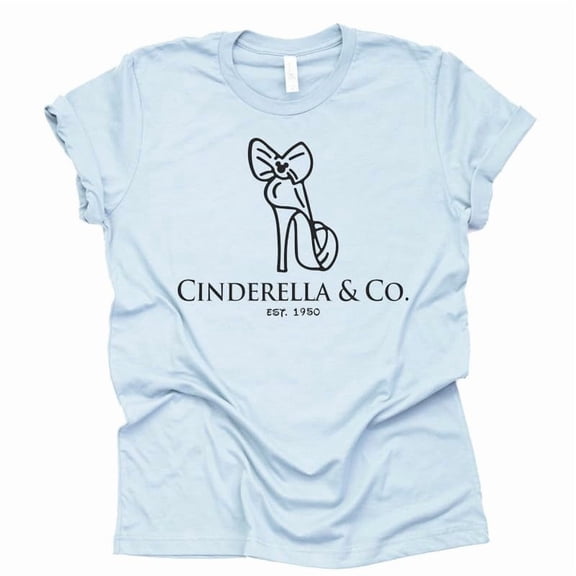 Cinderella and Company Vacation Shirt Unisex Casual Short Sleever (Light Blue-2X Large)
