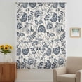 thumbnail image 3 of Vintage Spring Floral Sheer Curtains 54 Inches Long, Retro Farmhouse Summer Botanical Light Filering Curtains, Breathable Simi Curtain Privacy Drapes for Kitchen Bathroom Small Window Treatment, 3 of 9