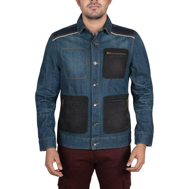  Men's Denim Jackets - Greens / Men's Denim Jackets