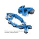 thumbnail image 4 of Pandereta de mano en forma de pez Yashi campana de metal ABS azul, 4 of 5