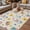 Beige, variant on Easter Outdoor Rug for Patio/Deck/Porch, Non-Slip Large Area Rug 3 x 5 Ft, Spring Watercolor Bunny Eggs Flowers Beige Indoor Outdoor Rugs Washable Area Rugs, Reversible Camping Rug Carpet Runner