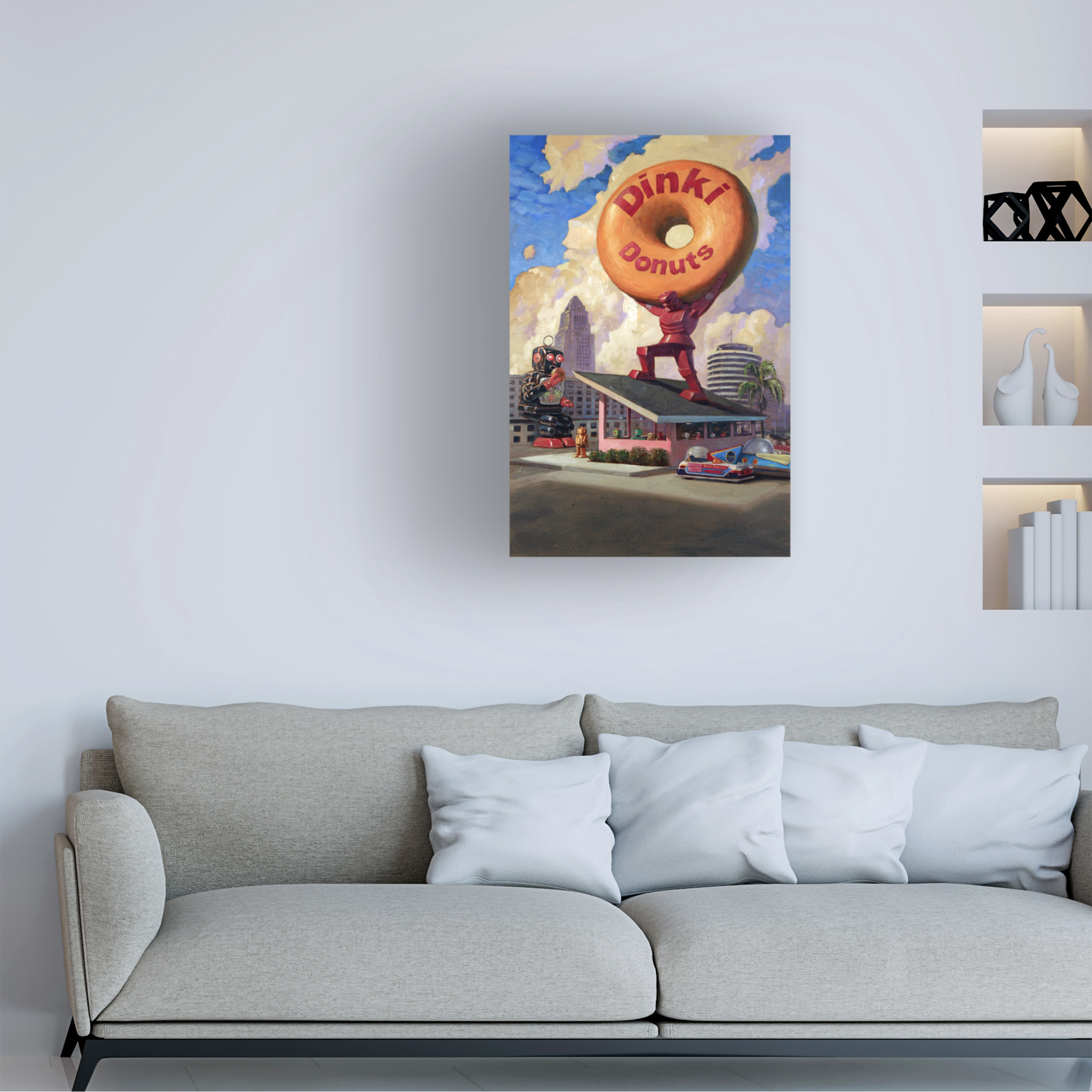 Eric Joyner 'Robo Atlas' Canvas Art