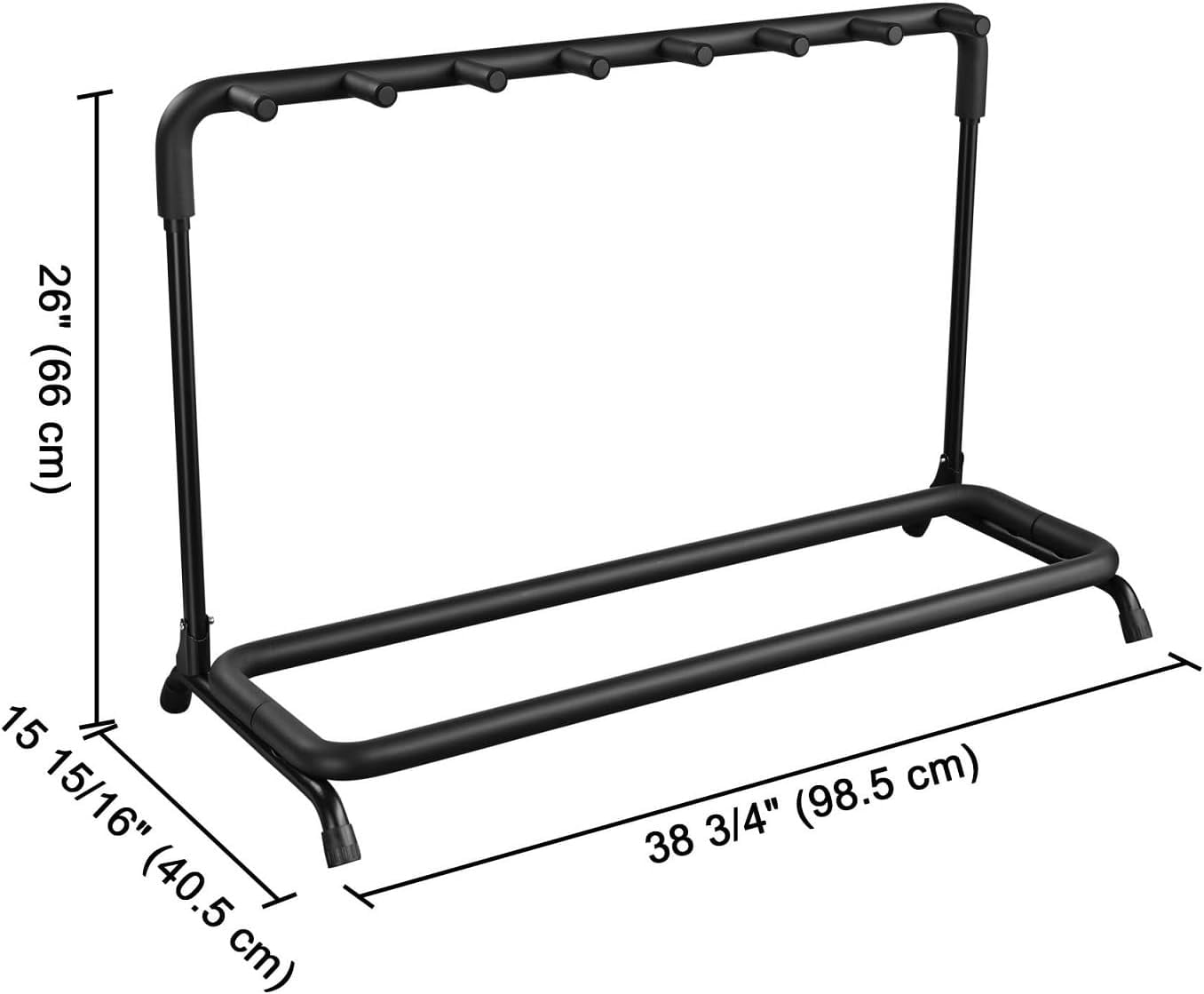 Universal Guitar Rack, Electric Stand, Bass Holder, Folding Display Multi-guitar Aluminum Alloy 7 Adjustable, Lightweight
