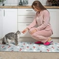 thumbnail image 3 of Light Blue Christmas Snowman and Tree Pattern Kitchen Rugs Sets Of 2,Anti Fatigue Kitchen Mat Rugs Non Slip Washable,Decorative Kitchen Floor Mats for Kitchen,Sink,Laundry,17"x30"+17"x47", 3 of 7