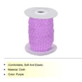 thumbnail image 3 of Unique Bargains Lace Ribbon 16 Yards 3/4' Double Crown Edges Elastic Lace Trim for Craft,Gift Wrappers,Headbands(Purple), 3 of 5