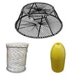 thumbnail image 1 of Vinyl Coated Tower Style Prawn Trap(30"x20"x12"H,Mesh:1-1/8") with Prawn Trap Accessory Combo, 1 of 1