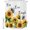 yellow, variant on Shower Curtains for Bathroom, Sunflower Bee Waterproof Fabric Shower Curtain, Vintage Yellow Floral Farmhouse Watercolor Decorative Bathroom Curtain for Bathtub, 72"x84", No Hooks Included