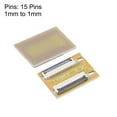 thumbnail image 2 of Unique Bargains Connecteur d'Extension 1.0mm Pas 15 Broches à 15 Broches pour Câble FFC FPC Extension ZIP HDD, 2 of 3