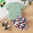 thumbnail image 4 of Toddler Boy Summer Short Sets Outfits Cotton Casual CrewNeck Short Sleeve Playwear Clothes Sets, 4 of 6