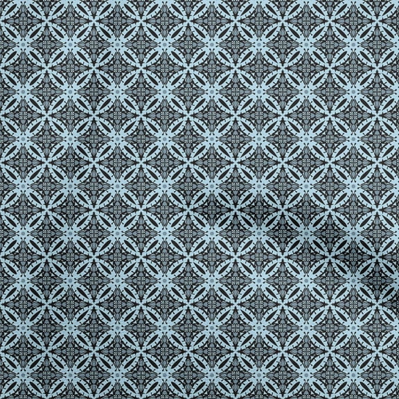 oneOone Velvet Turquoise Blue Fabric Arabic Moroccan Diy Clothing Quilting Fabric Print Fabric By Yard 58 Inch Wide