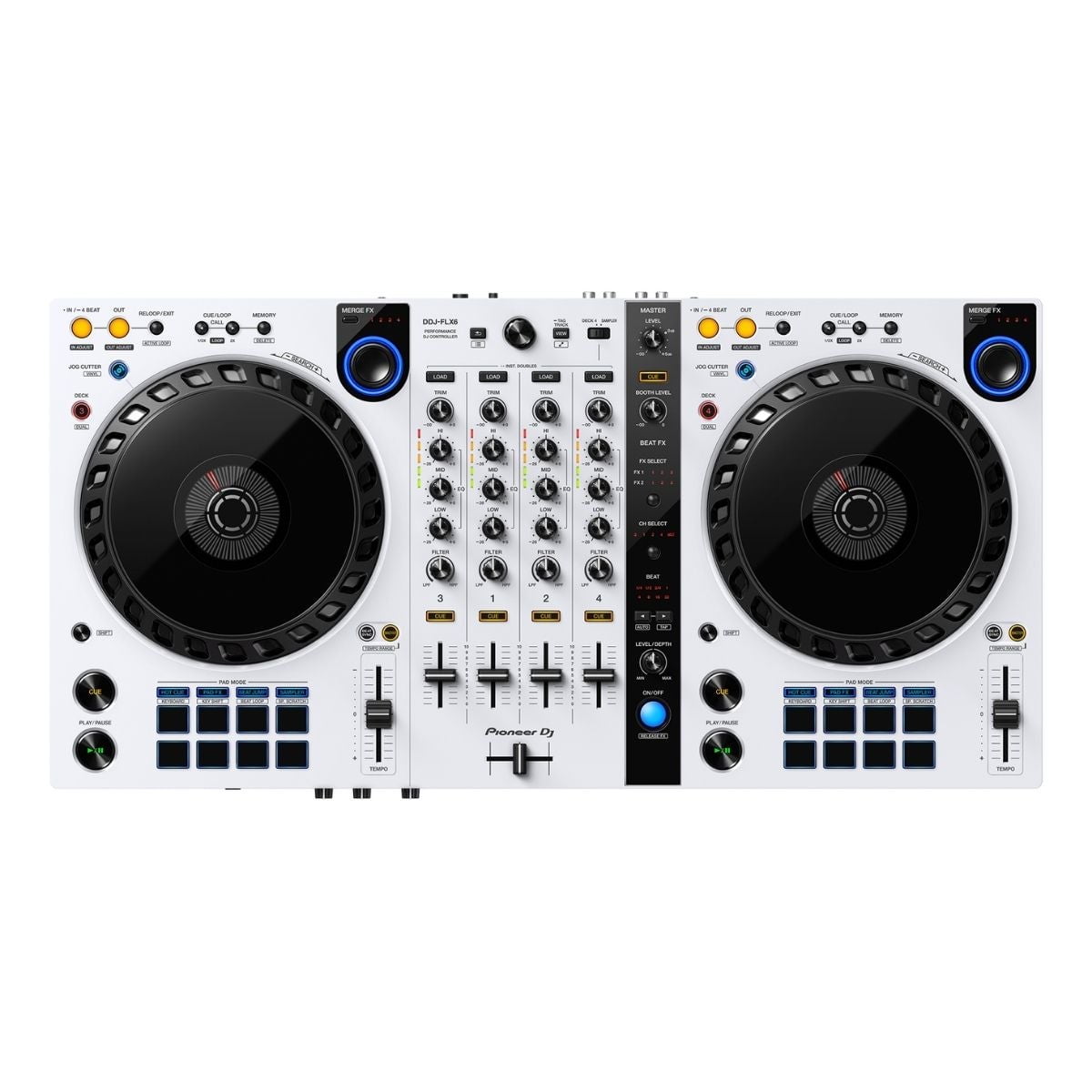 Pioneer DDJ-FLX6 4-Channel DJ Controller for Rekordbox and 