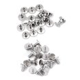 thumbnail image 4 of 20 Piezas Tornillos De Remaches De Uñas De Tuerca De Cabeza Plana Roscados De Latón Duradero Con Prevención De Corrosión Para Reparación Artesanal De Cuero, 4 of 7