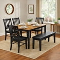 thumbnail image 3 of Shaker 6-Piece Dining Set - Black, 3 of 6