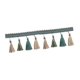 thumbnail image 5 of Flecos de poliéster para manualidades, flecos de poliéster de 8,9 cm de ancho, encaje azul, 5 of 9