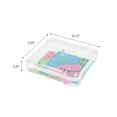 thumbnail image 2 of IRIS USA 8" x 8" Portable Scrapbook Case, Clear, 6 Pack, 2 of 8