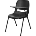 thumbnail image 1 of Flash Furniture Plastic Classroom Chair in Black with Left Arm Tablet, 1 of 7