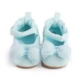 thumbnail image 3 of Yoyauz Baby Girl Mary Jane Shoes Anti Slip Rubber Sole Ballet Slippers Princess Dress Wedding Shoes Newborn Kids Shoes Toddler Shoes（0-12 Month）, 3 of 10