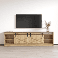 thumbnail image 4 of Granero BL-EF Fireplace TV Stand for TVs up to 90", Modern High Gloss 79" Entertainment Center, Electric Fireplace TV Media Console with Storage Cabinets, 4 of 6